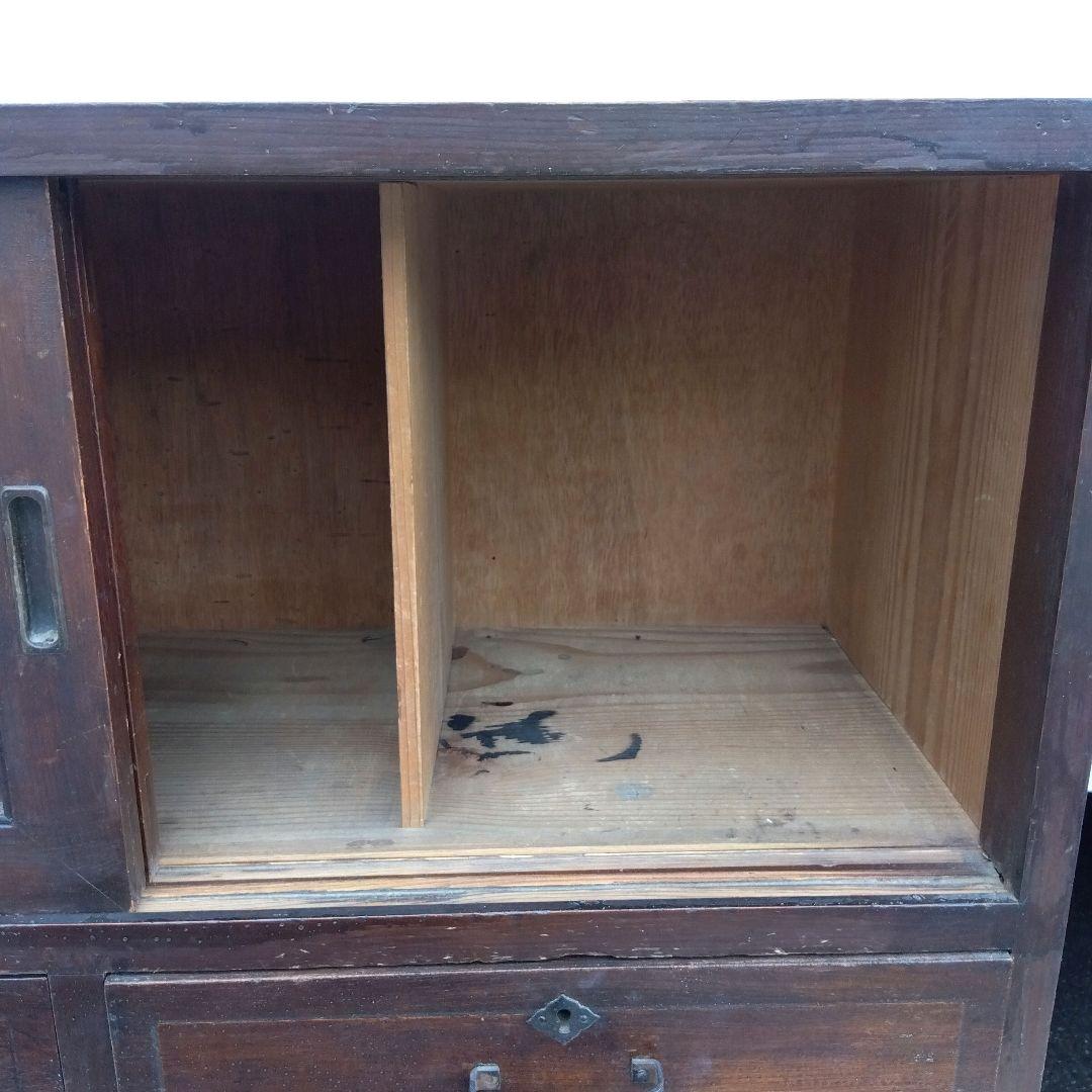 昭和レトロ 古家具 茶箪笥