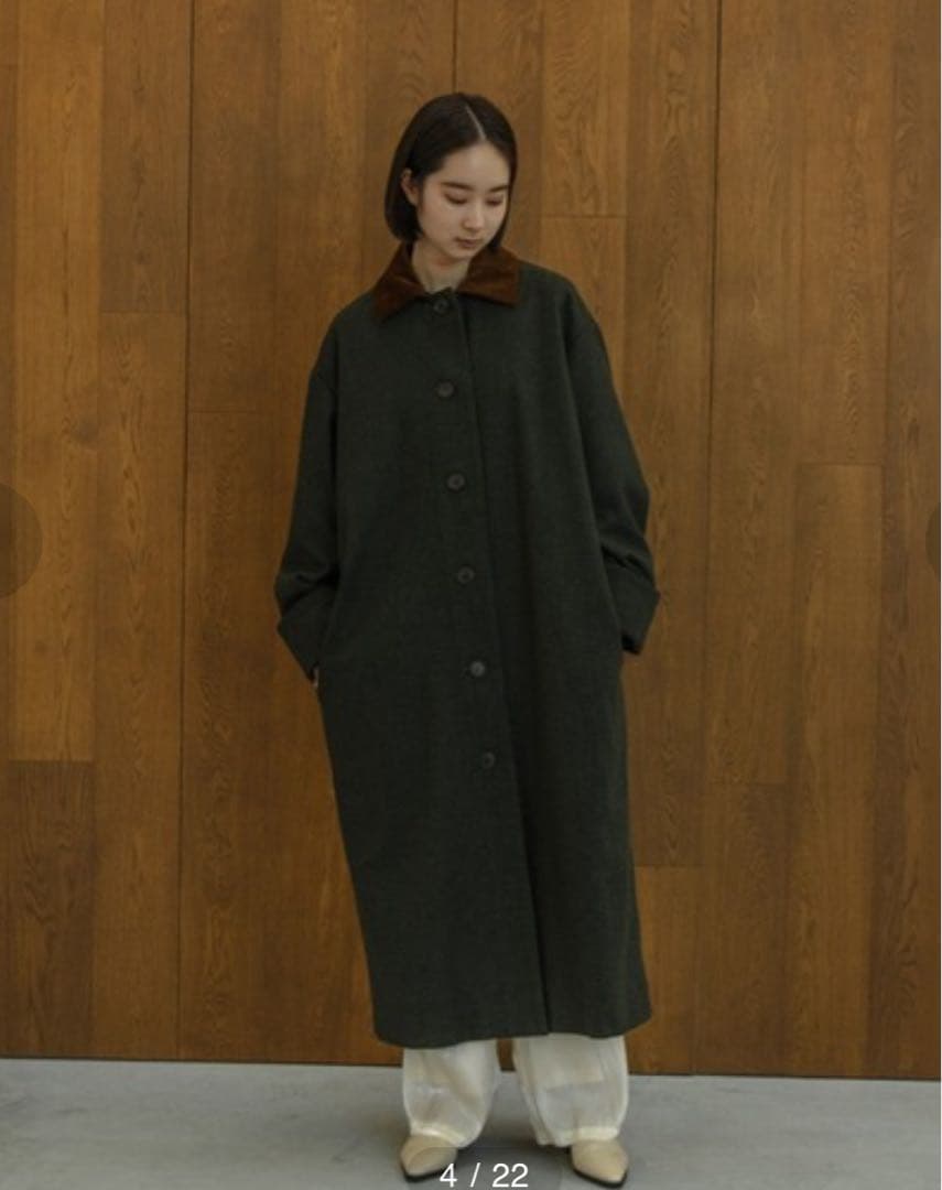 新品☆タグ付き☆ i_am corduroycollar check coat