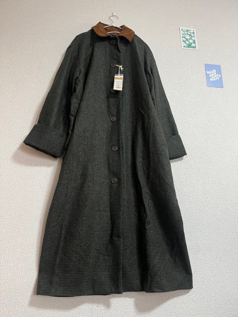 新品☆タグ付き☆ i_am corduroycollar check coat