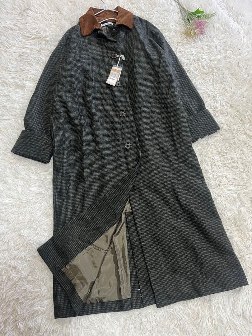 新品☆タグ付き☆ i_am corduroycollar check coat