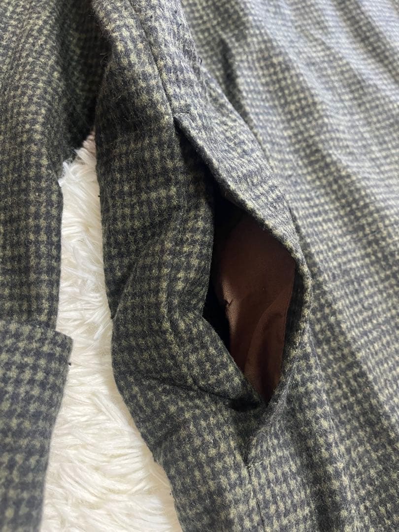 新品☆タグ付き☆ i_am corduroycollar check coat