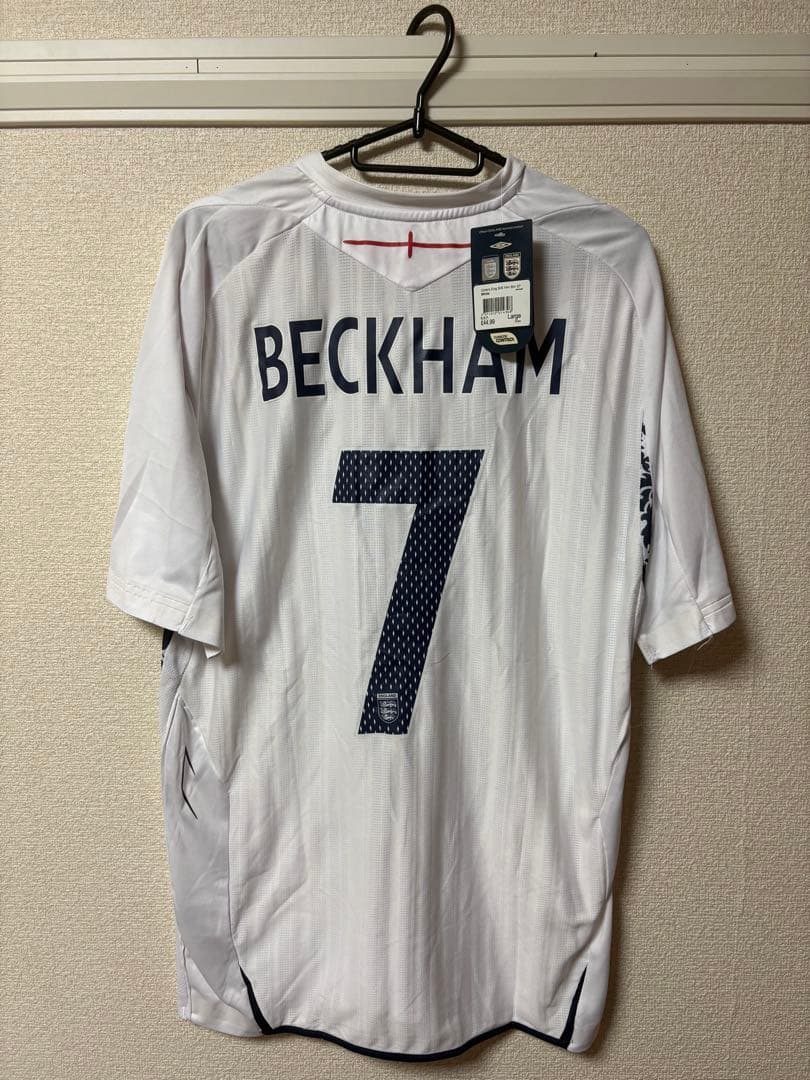 【完全正規品】 ベッカム歴代ユニ8枚 95/96-12/13英代表タグ付証明書有