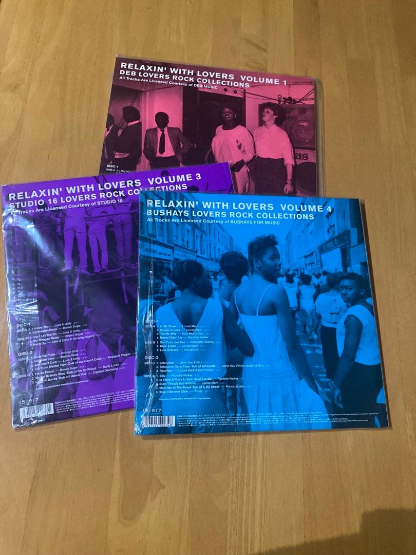 2LP’ アナログ　RELAXIN’ WITH LOVERS VOL.1.3.4