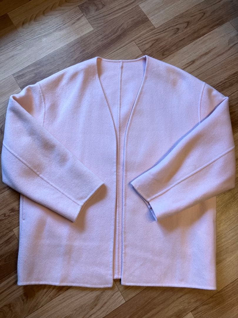 23区ショートリバーコート　ピンク　36