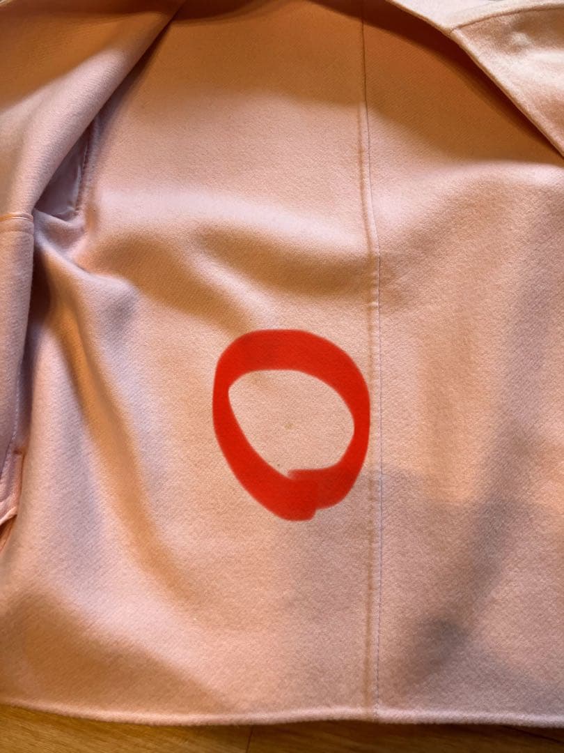 23区ショートリバーコート　ピンク　36