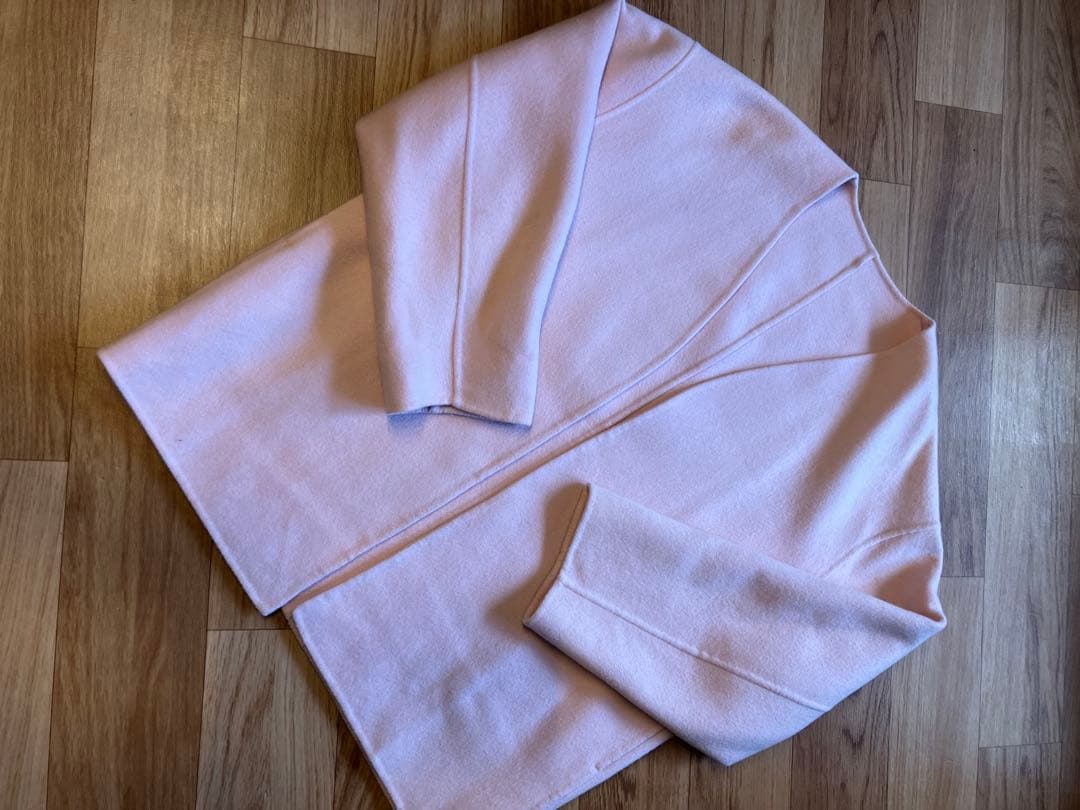 23区ショートリバーコート　ピンク　36