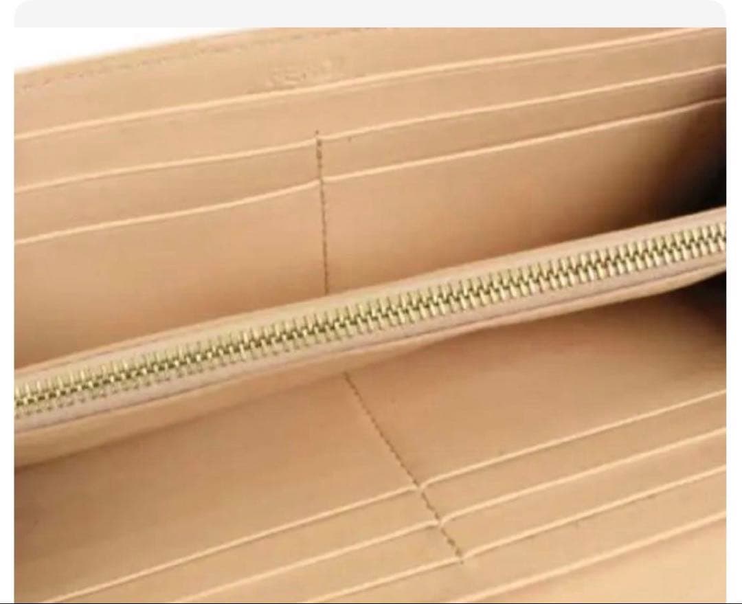 FENDI 長財布 ピンク ブラウン FFロゴ