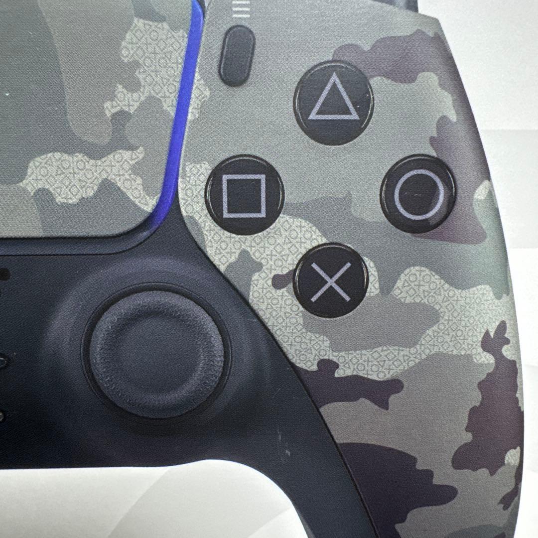 新品未開封　PS5 デュアルセンスコントローラー グレー カモフラージュ