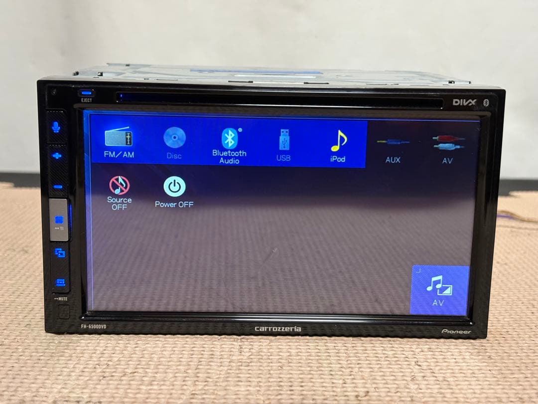 FH-6500DVD カロッツェリア　DVDデッキ　Bluetooth 傷あり