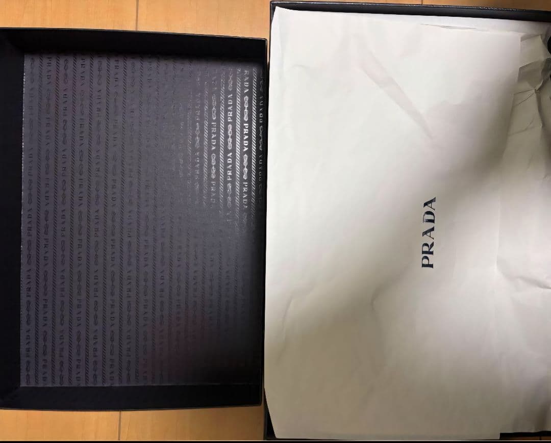 ごんしさんPRADA プラダ　チョコレートブラッシュドレザーローファー