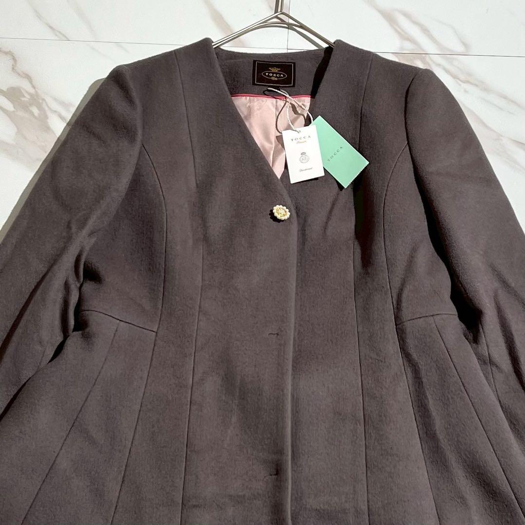 新品未使用タグ付き 2024AW トッカ PEARL ROCK ロングコート 0