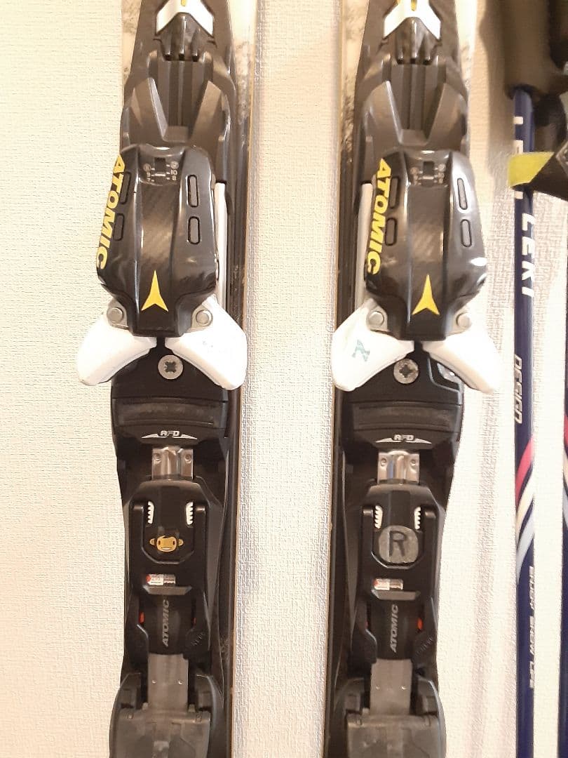 Atomic Blue Star 166cm スキーセット LEKIストック