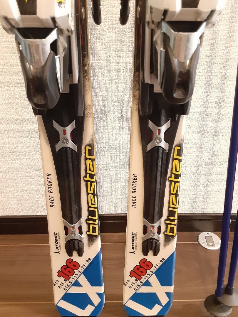 Atomic Blue Star 166cm スキーセット LEKIストック