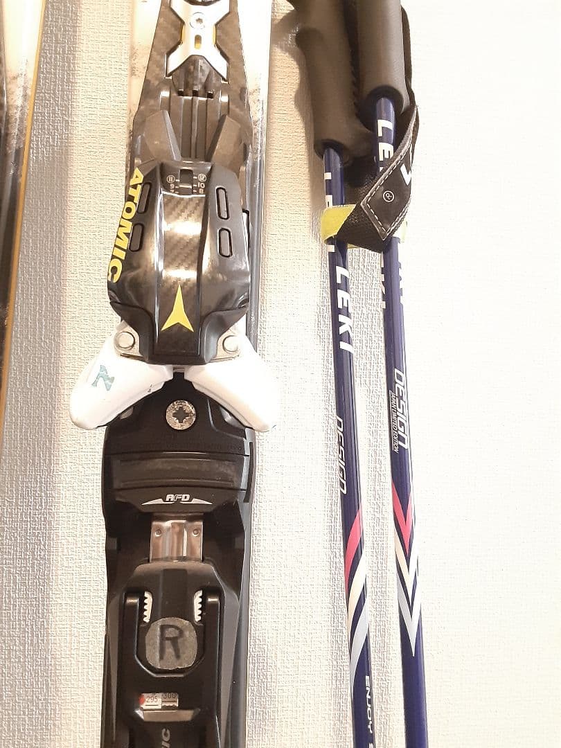Atomic Blue Star 166cm スキーセット LEKIストック