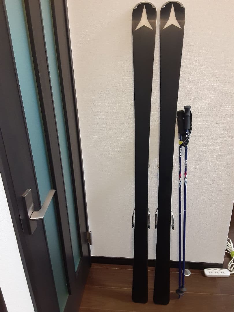 Atomic Blue Star 166cm スキーセット LEKIストック