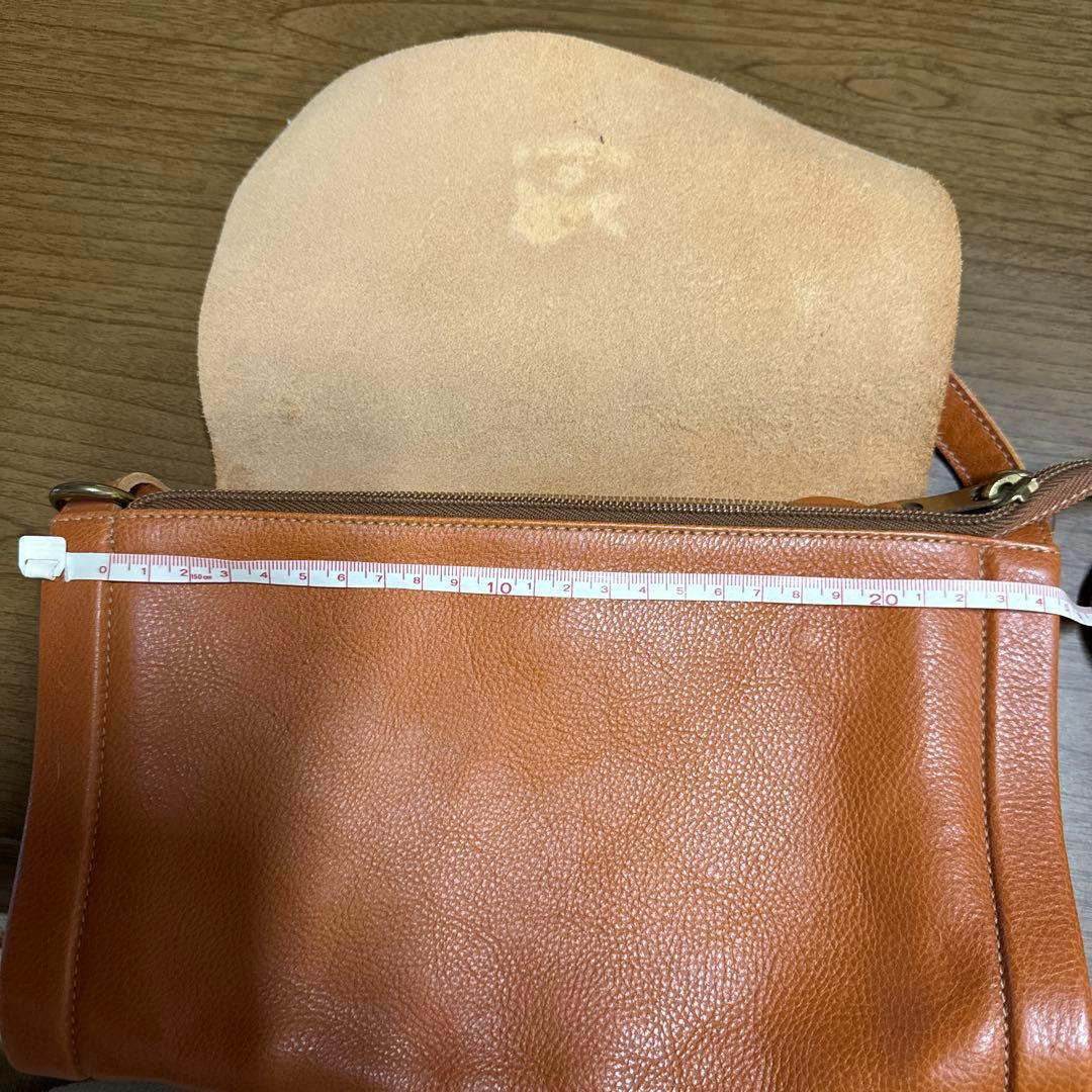 IL BISONTE オレンジ レザー ショルダーバッグ　専用です。