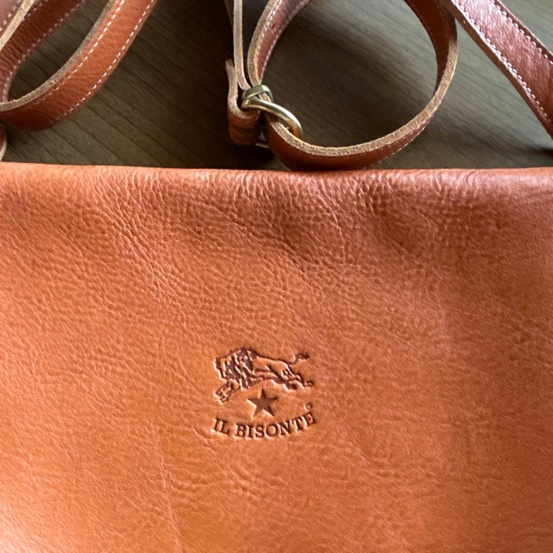 IL BISONTE オレンジ レザー ショルダーバッグ　専用です。