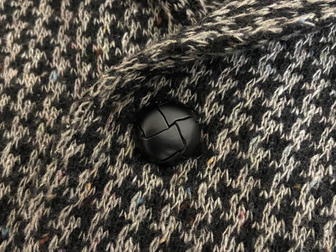 KAPITAL キャピタル ディアレザー パッチ 千鳥天竺 ドルマン ジャケット