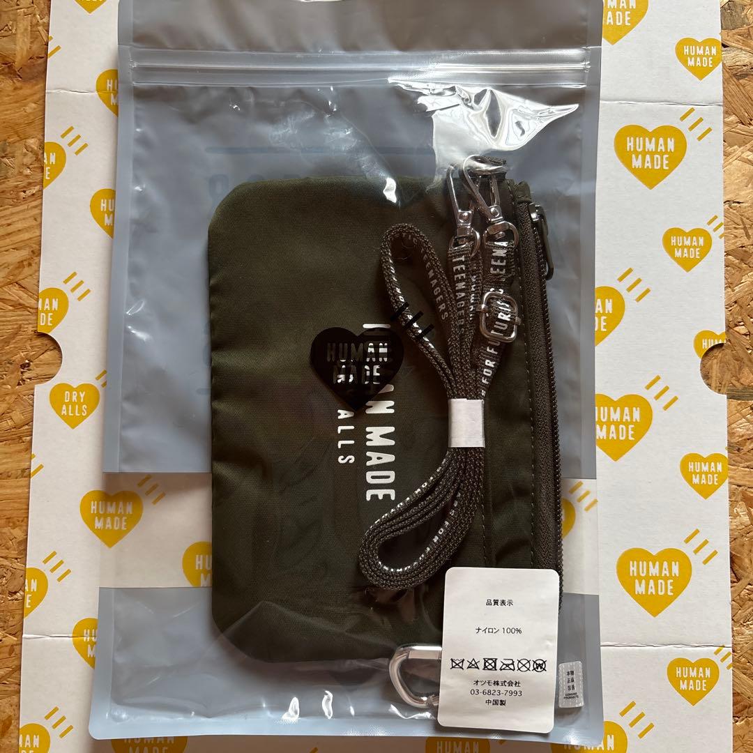 HUMAN MADE ウェットタオルバッグ　ポーチ　オリーブ