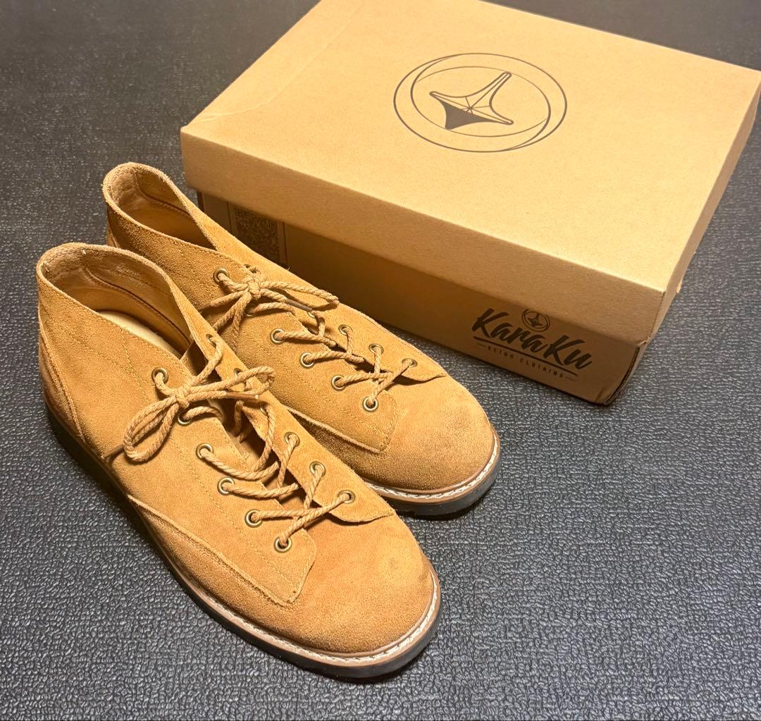 希少　KARAKU レトロモンキーブーツ