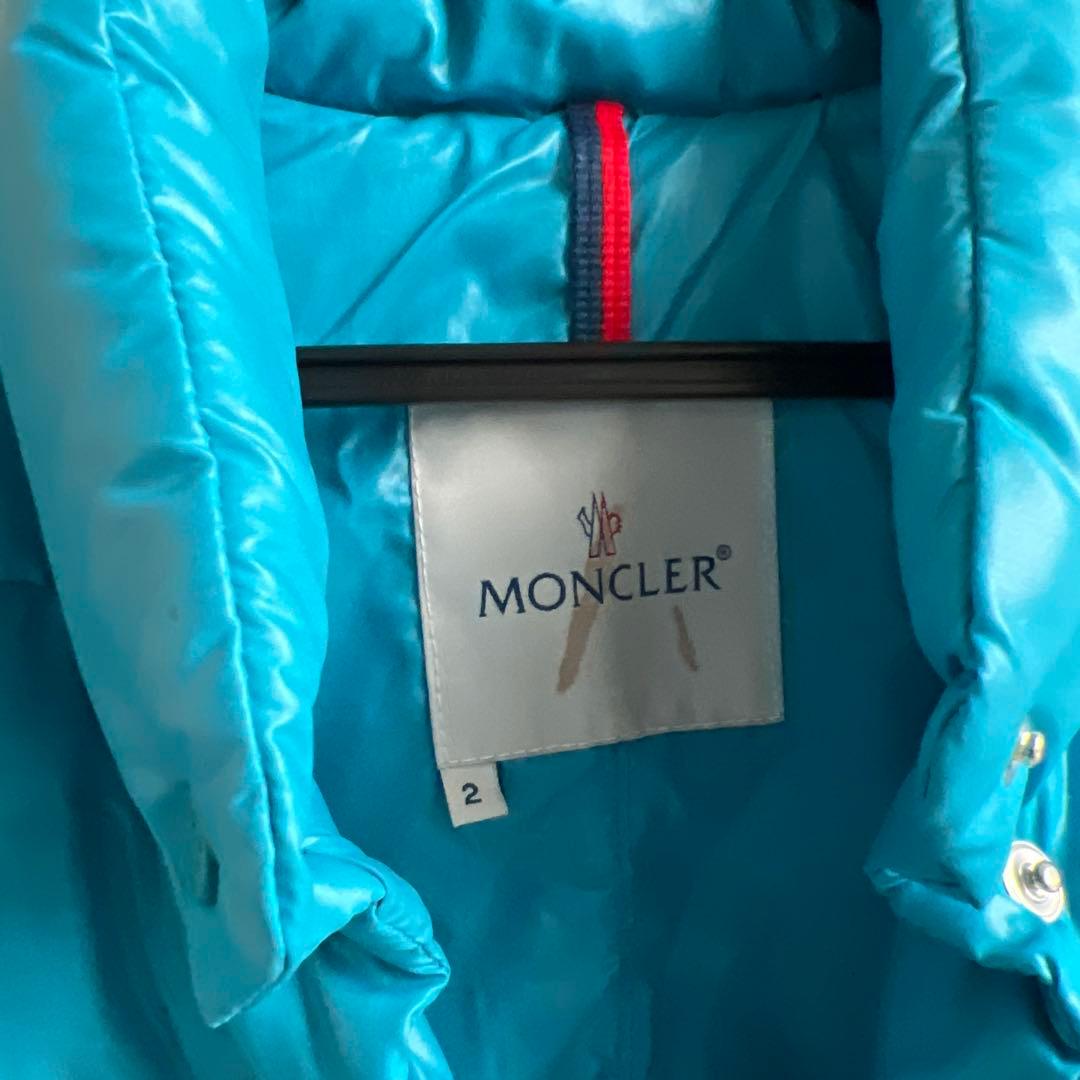 MONCLER ノースリーブダウンベスト 青