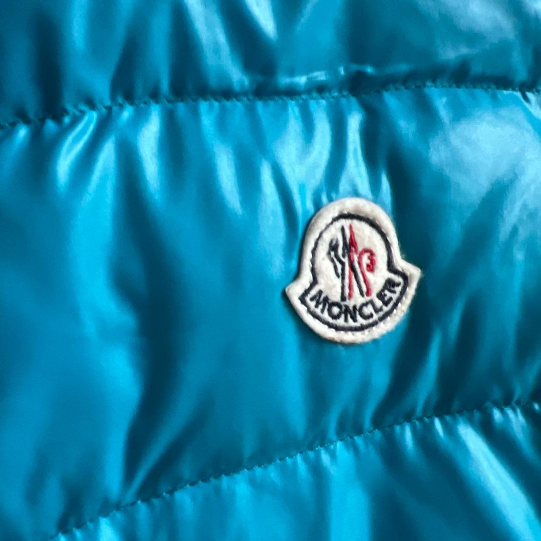 MONCLER ノースリーブダウンベスト 青
