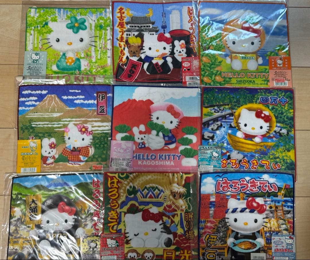 ご当地キティ プチタオル 37種類 セット 激レア品