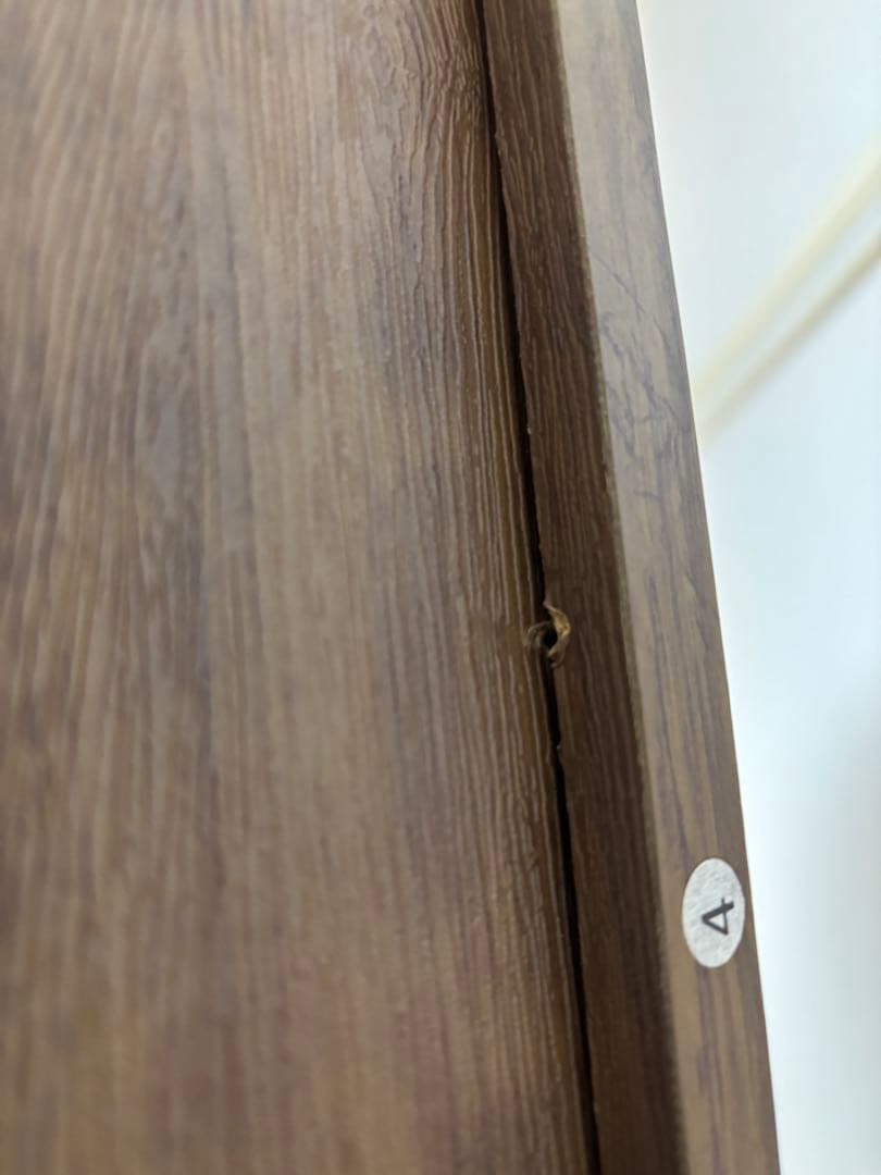 ニトリ　ヴィンテージテイストのごみ箱上ラック スリム　食器棚