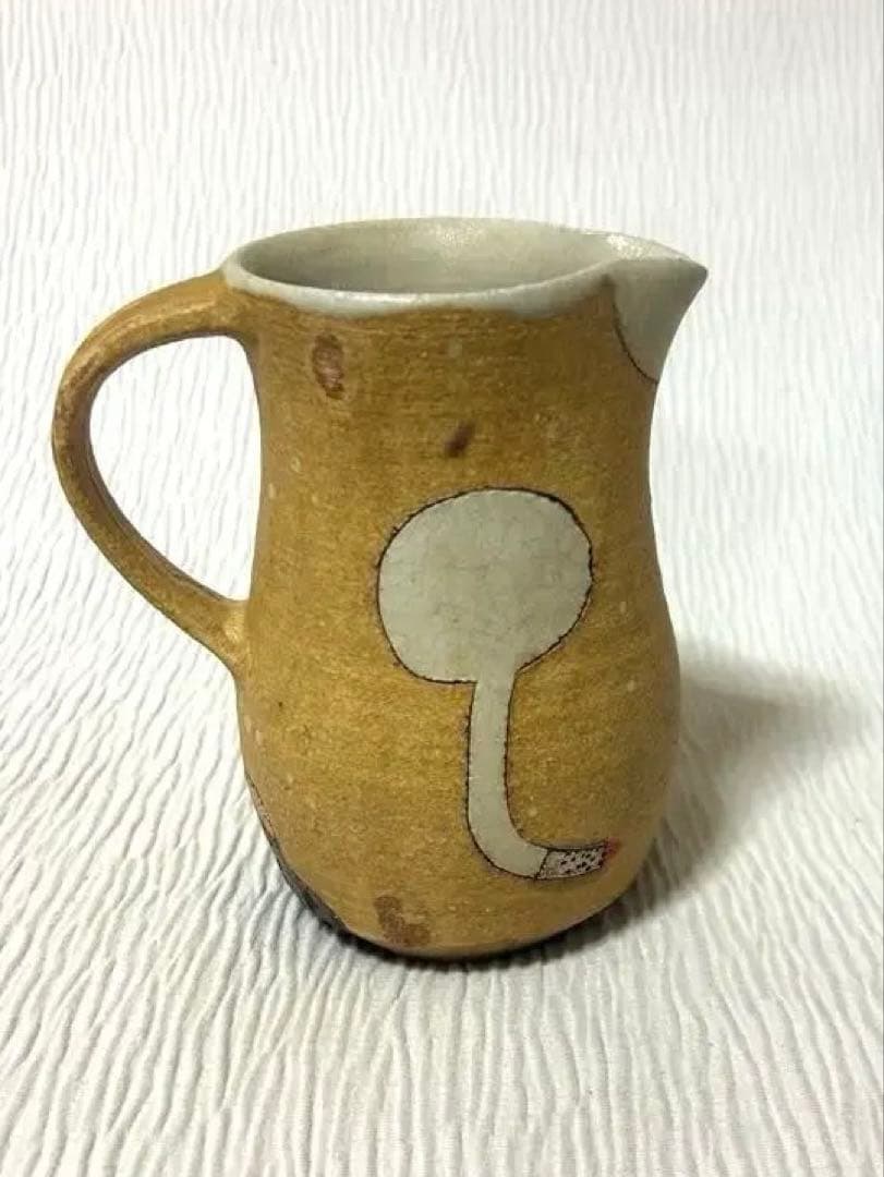 小泊良さん　ピッチャー ネコの紋様　やちむん