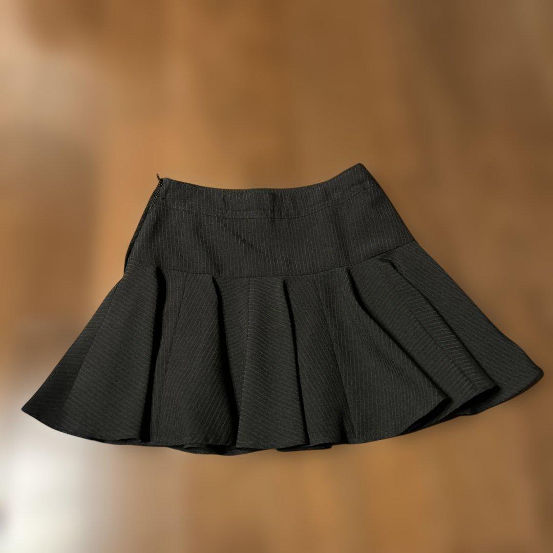 ★極美品★デコラピンキーズ★卒服★150★セットアップスーツ★黒ストライプ★