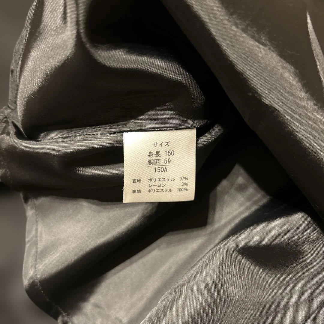 ★極美品★デコラピンキーズ★卒服★150★セットアップスーツ★黒ストライプ★