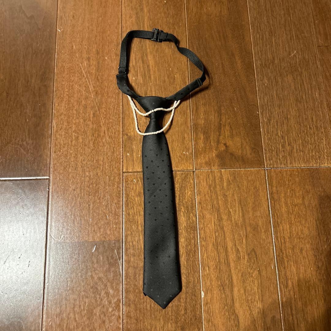 ★極美品★デコラピンキーズ★卒服★150★セットアップスーツ★黒ストライプ★