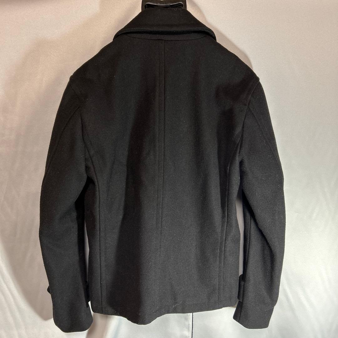 PHERROWS ピーコート POSJ1 ブラック M メンズ 裏地ストライプ