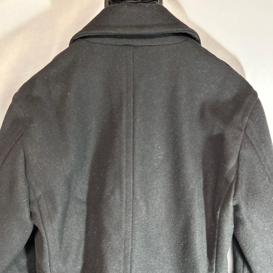 PHERROWS ピーコート POSJ1 ブラック M メンズ 裏地ストライプ