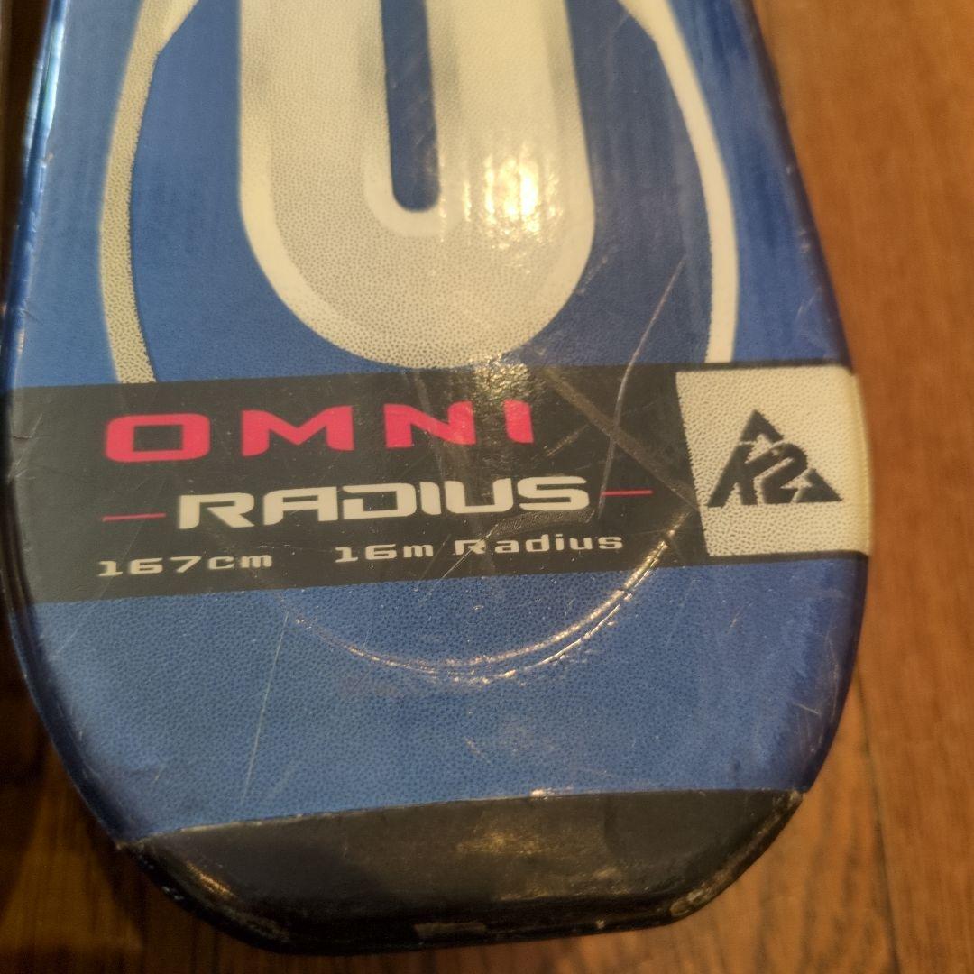 K2 167cm メンズスキー板 OMNI カーボンストック付