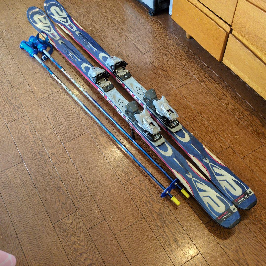 K2 167cm メンズスキー板 OMNI カーボンストック付