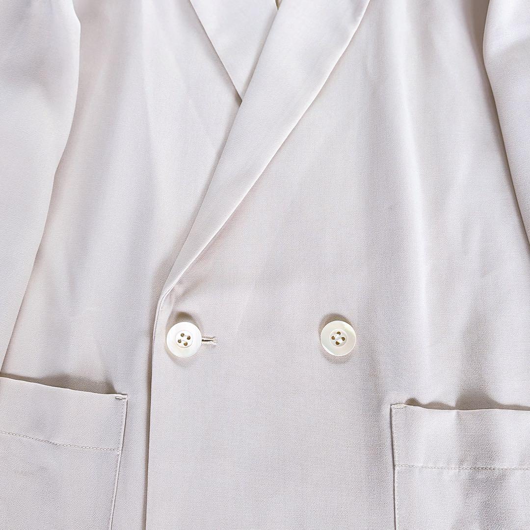 新品タグ付き【スローブイエナ】ダブルジャケット オーバサイズウォッシャブルシアー