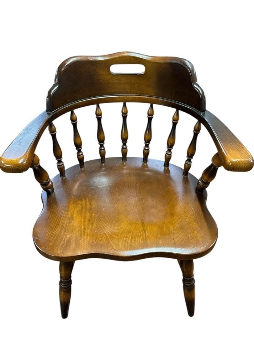 穂高 アームチェア 飛騨産業 キツツキ イス 2脚 ウインザーチェア