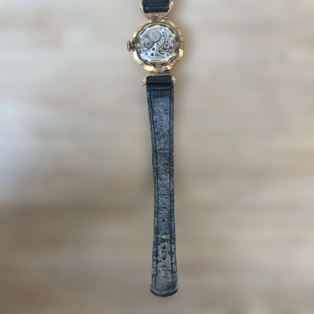 JUVENIA 1970年代ヴィンテージ ミステリーダイヤル 手巻き 腕時計