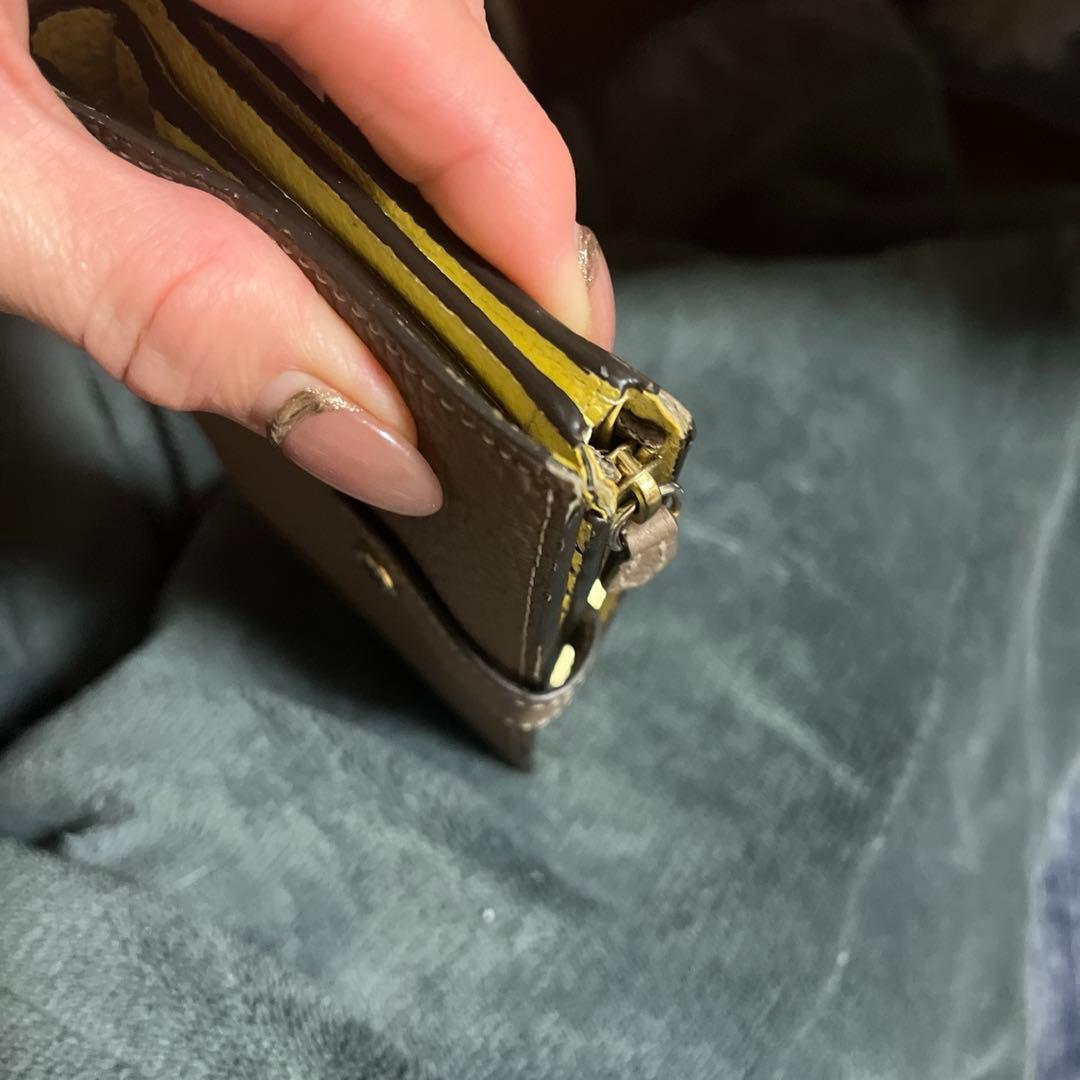 BONA VENTURA 二つ折り財布 ベージュ