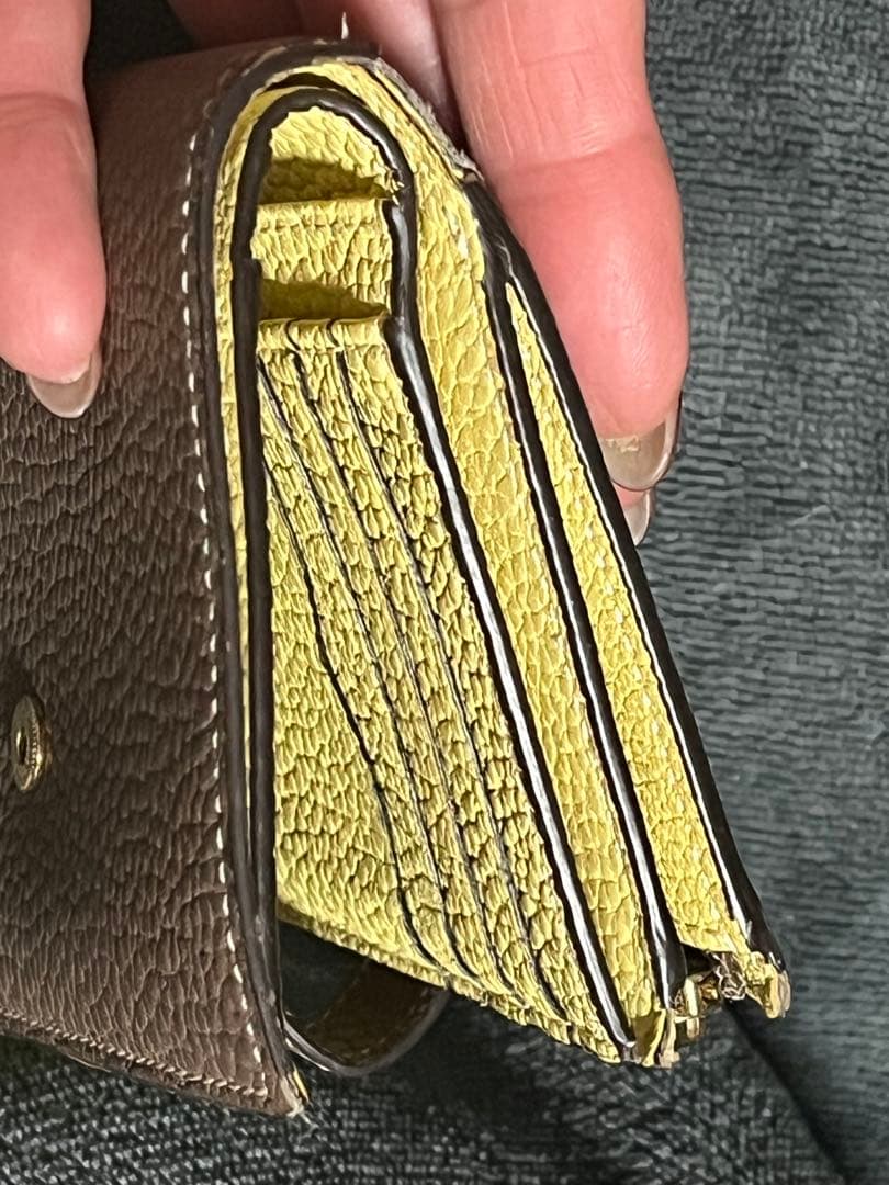 BONA VENTURA 二つ折り財布 ベージュ