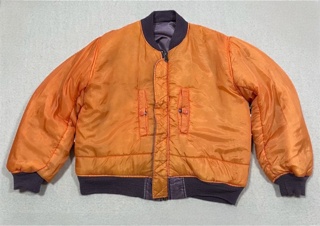 80s MA-1フライトジャケット MIL-J-82790J(USAF)