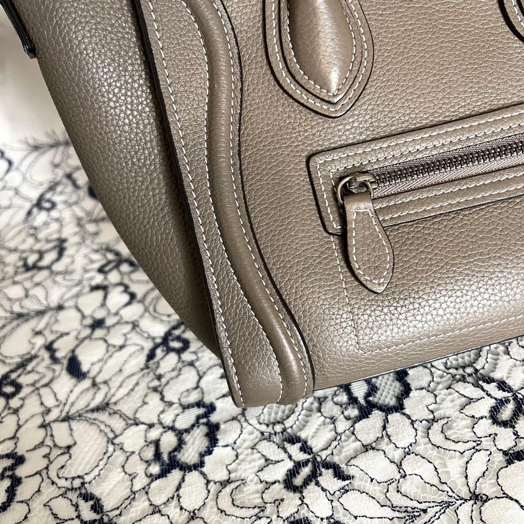 CELINE セリーヌ【美品】ラゲージ ナノ ショルダーバッグ