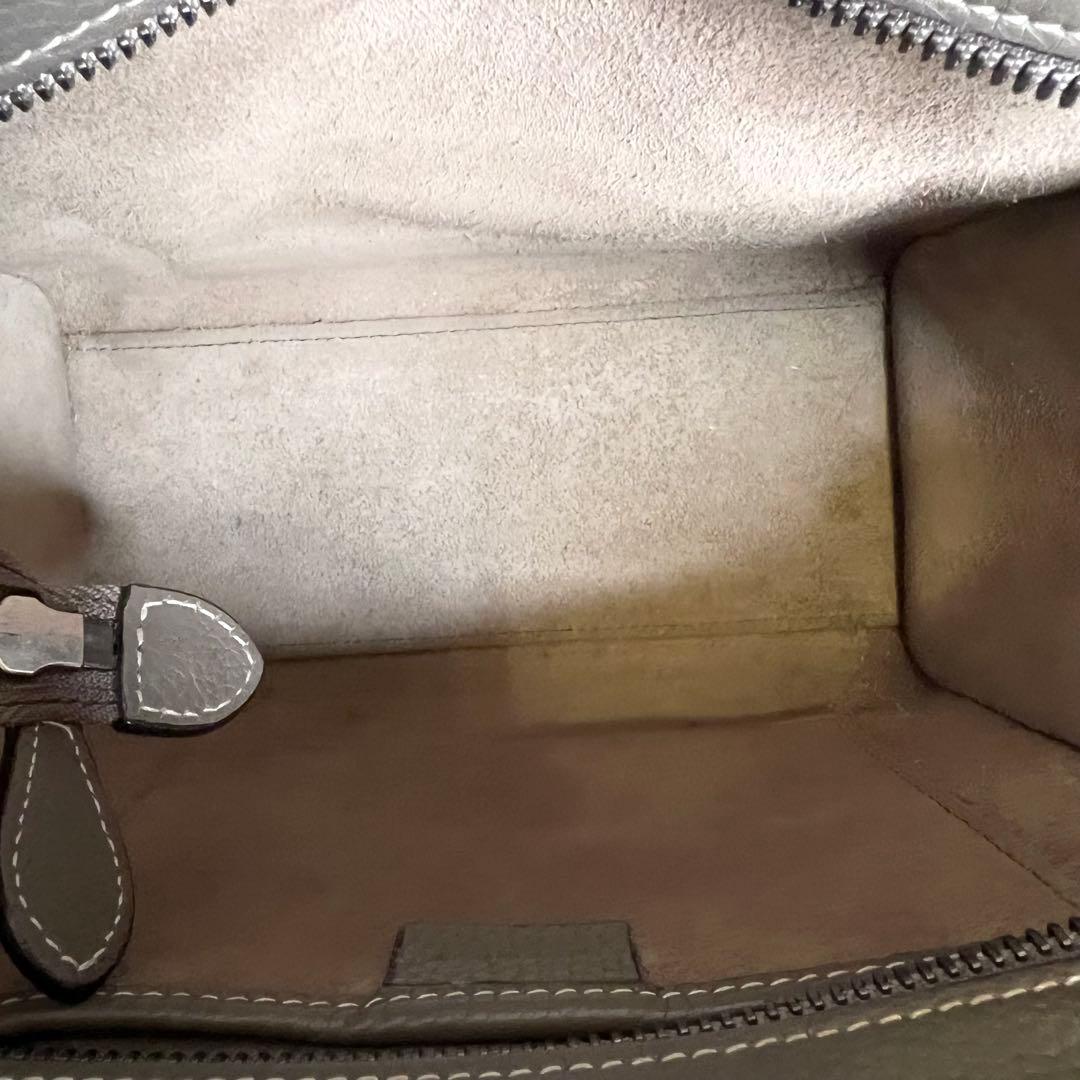 CELINE セリーヌ【美品】ラゲージ ナノ ショルダーバッグ