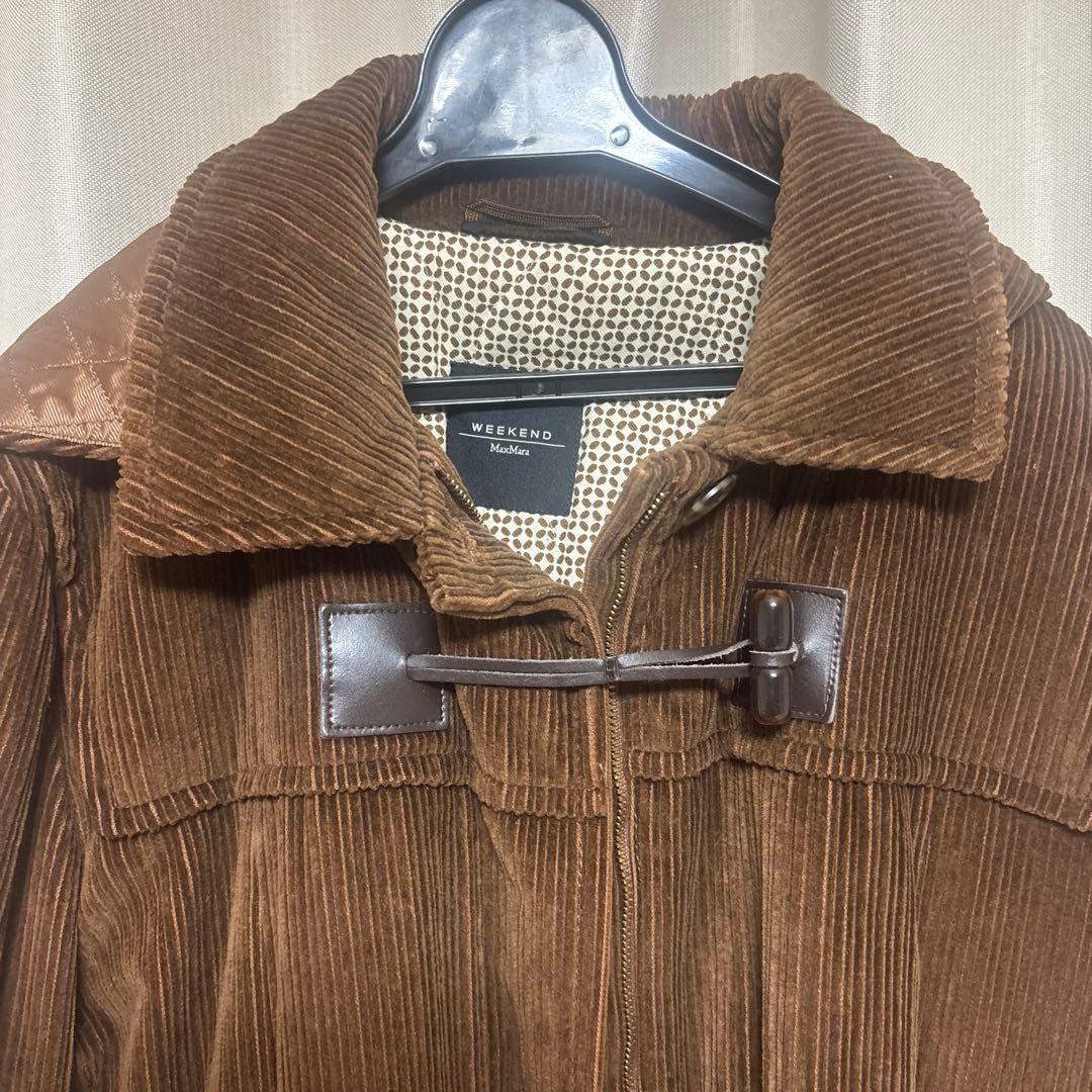 【希少】マックスマーラ　ダッフル　ロング　コート　コーデュロイ ブラウン