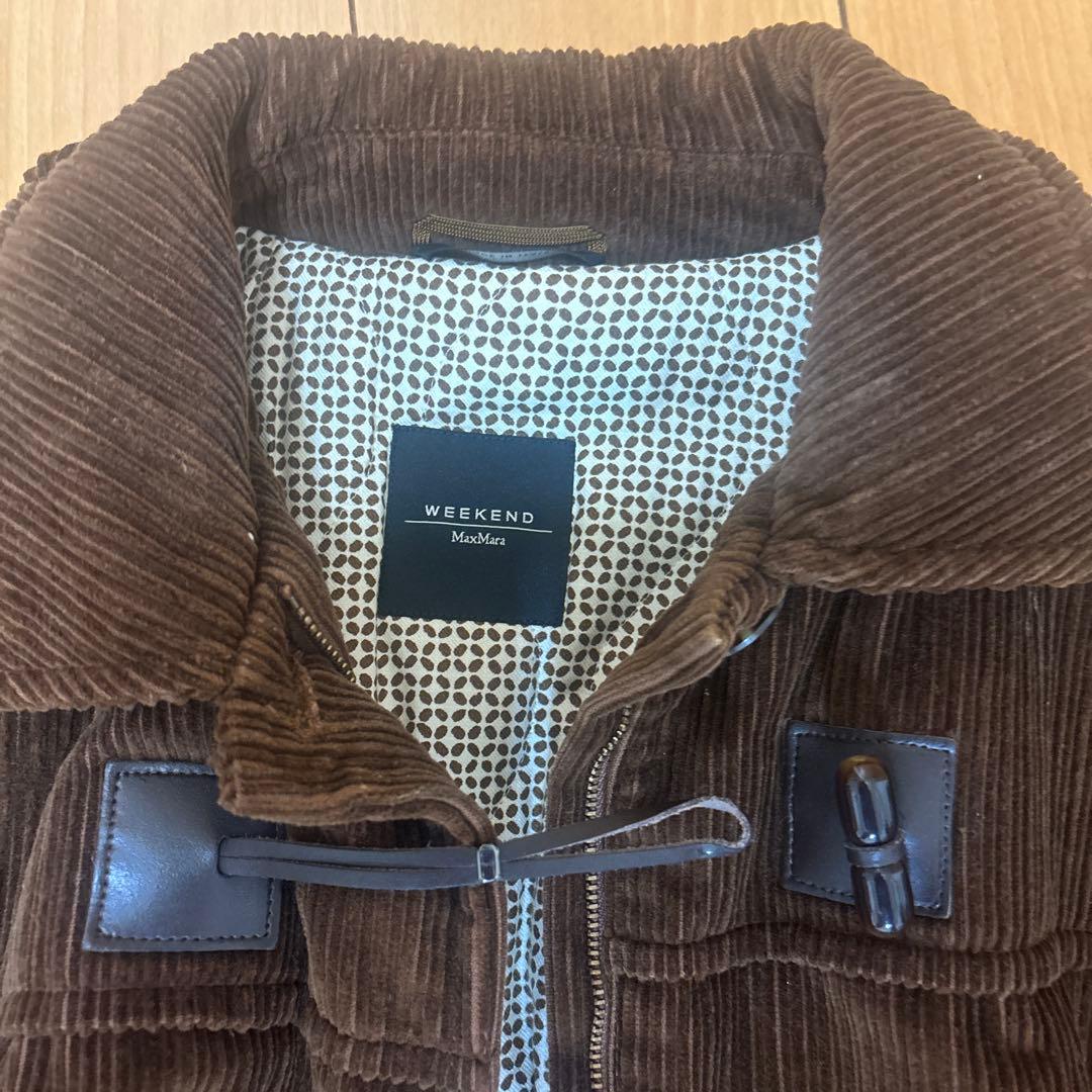 【希少】マックスマーラ　ダッフル　ロング　コート　コーデュロイ ブラウン