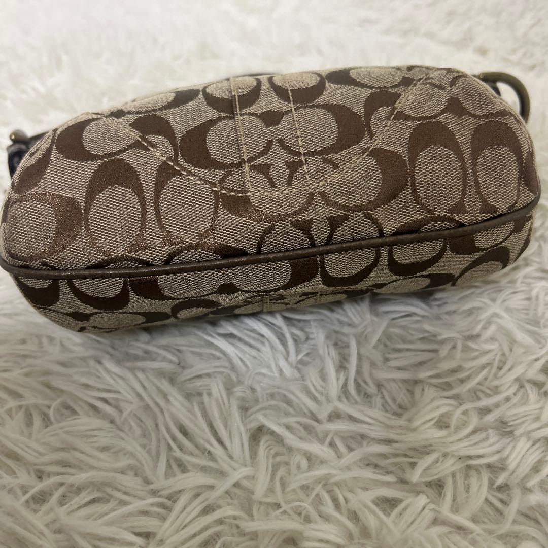 【極美品】COACH ワンショルダー シグネチャー パイソンショルダー