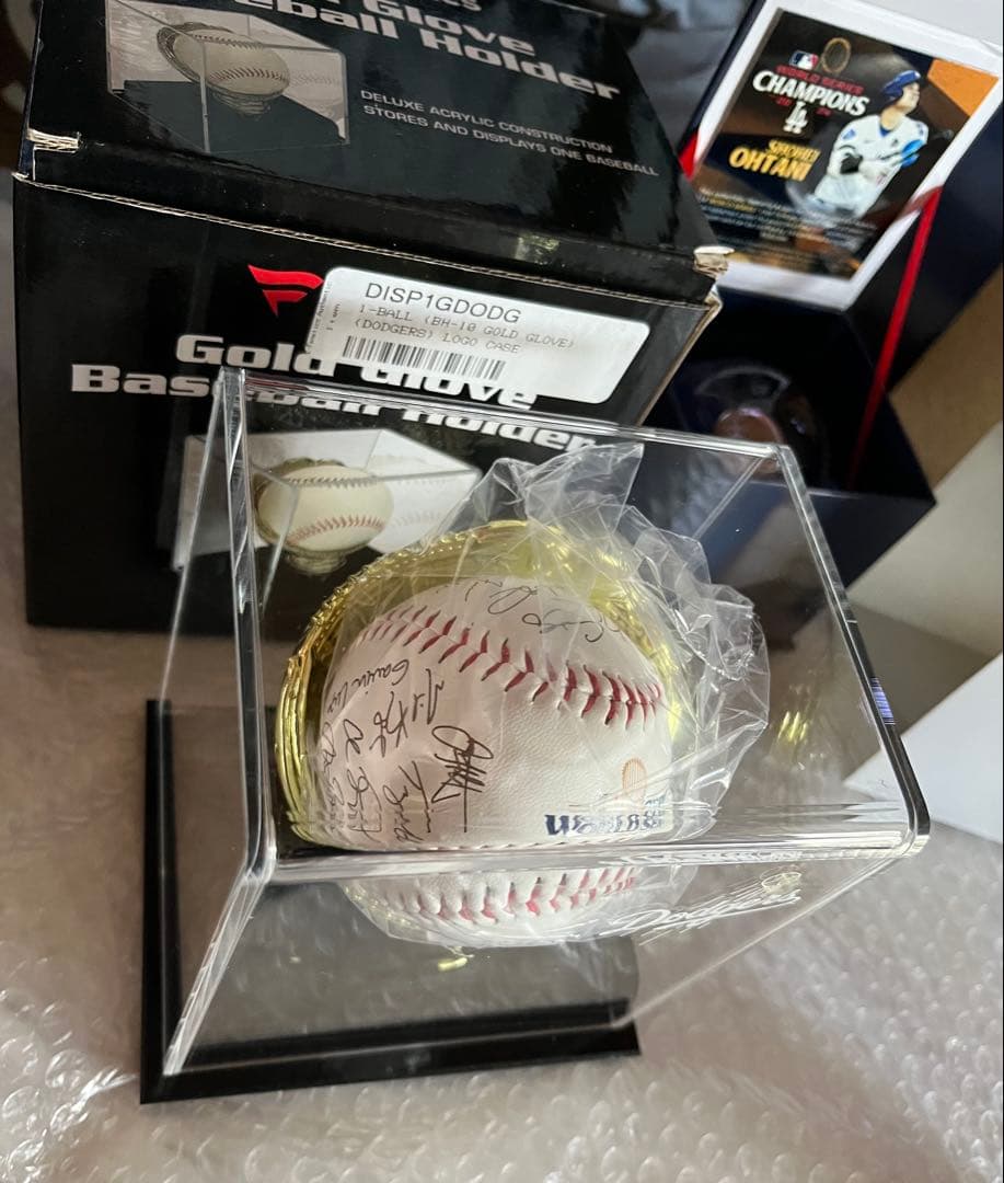 g*t様 ワールドチャンピオンLA記念ミニバット/クリスタルボール/プリントサイ