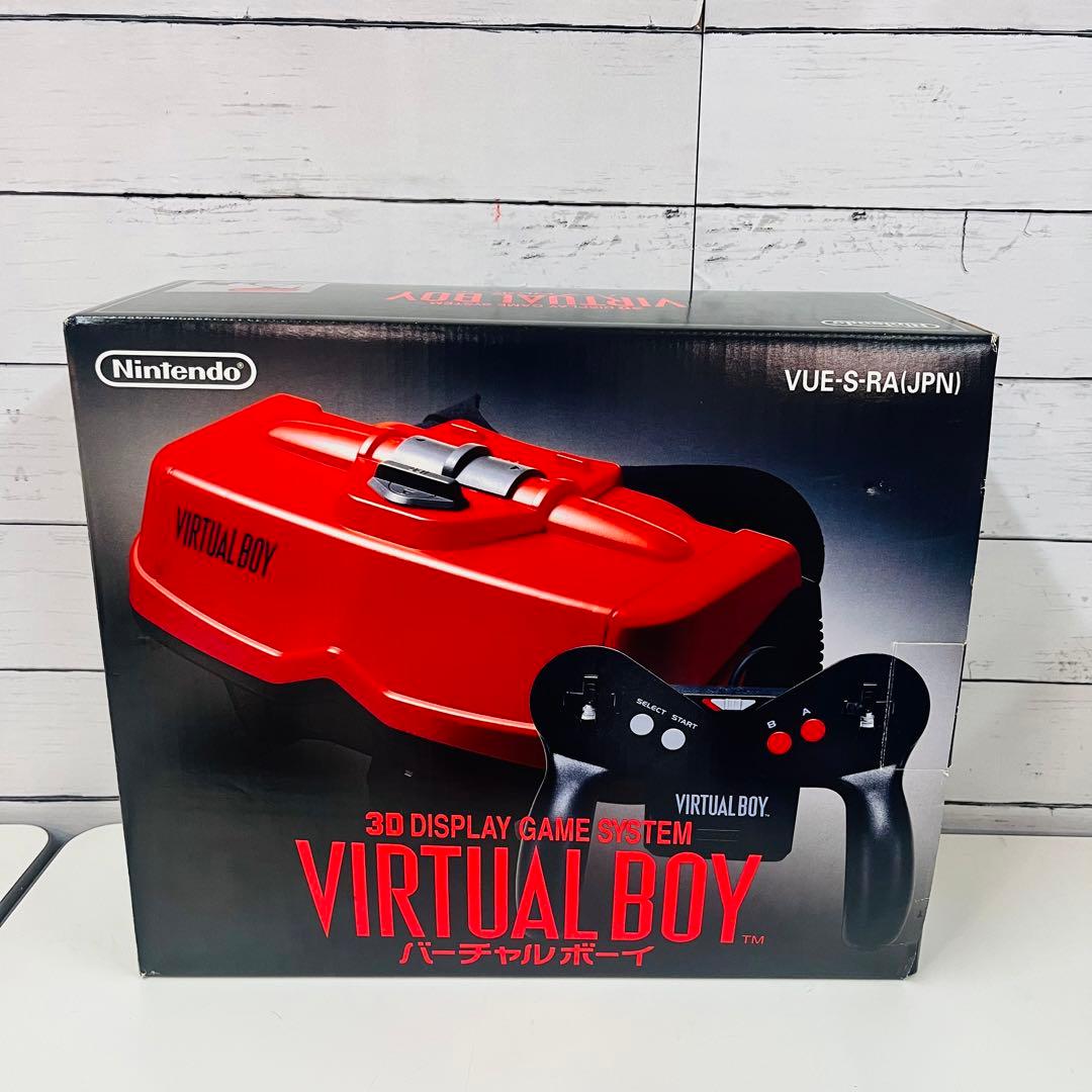 K1356レア品【Nintendo】バーチャルボーイ カセット付き