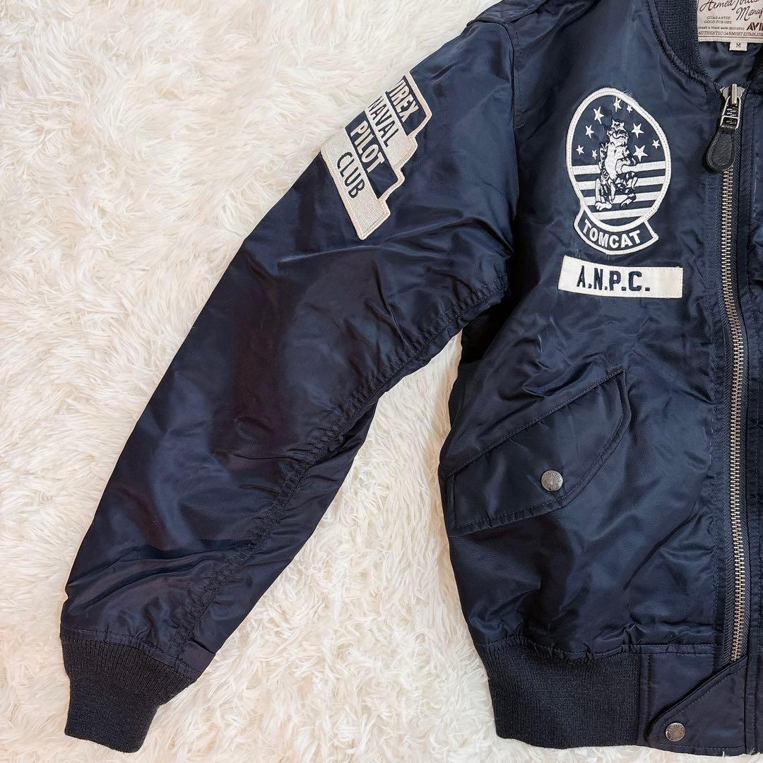 AVIREX トムキャットワッペン MA-1 フライトジャケット Mサイズ